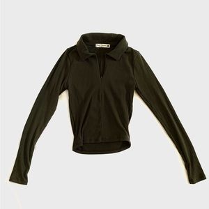 Athletic Zip Up Longsleeve